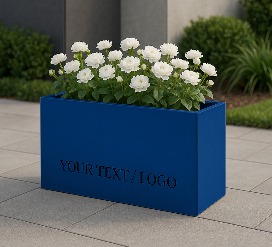 Illuminated Rectangular Planters