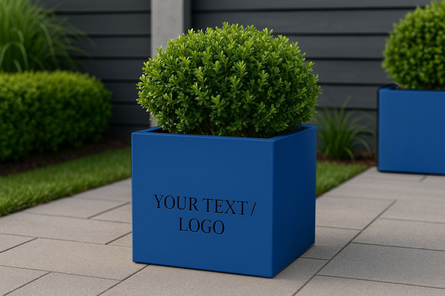 Illuminated Square Planters