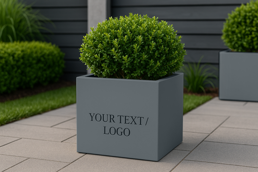 Illuminated Square Planters