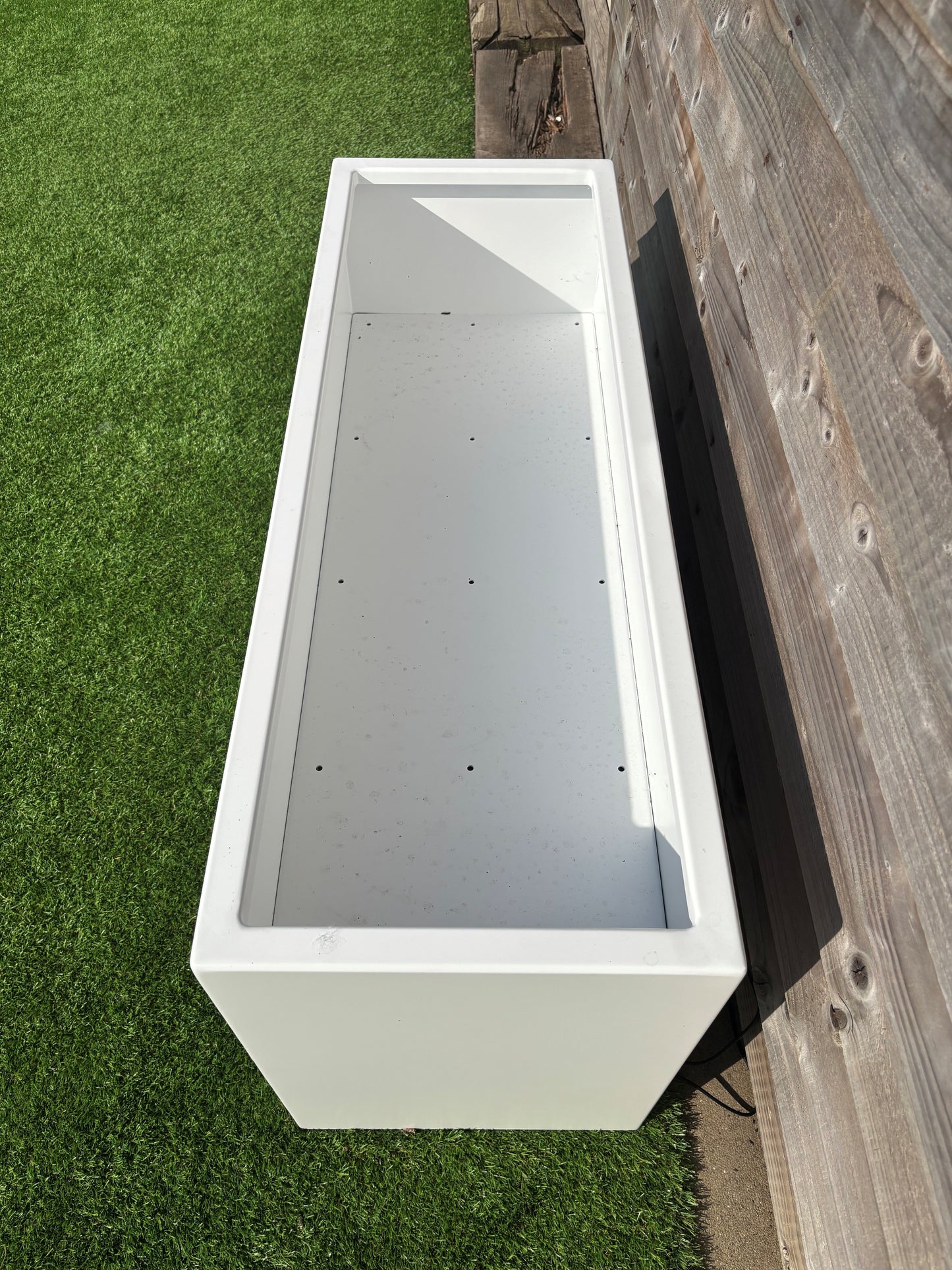 Illuminated Square Planters