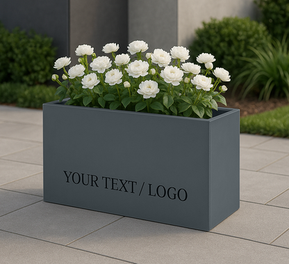 Illuminated Rectangular Planters