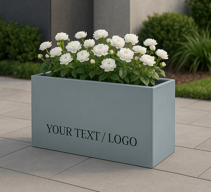 Illuminated Rectangular Planters