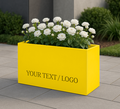 Illuminated Rectangular Planters